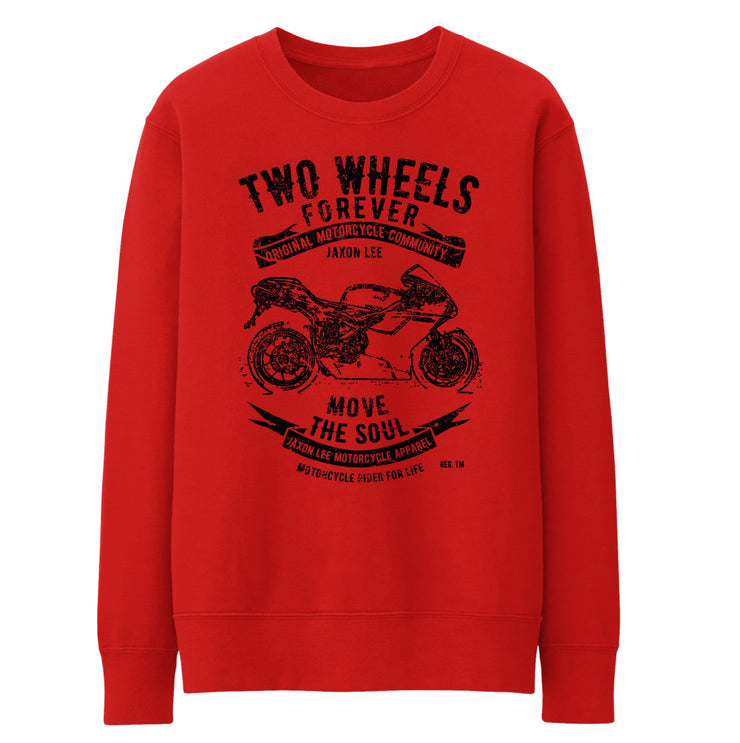JL Soul Illustration For A Ducati 1098S Motorbike Fan Jumper
