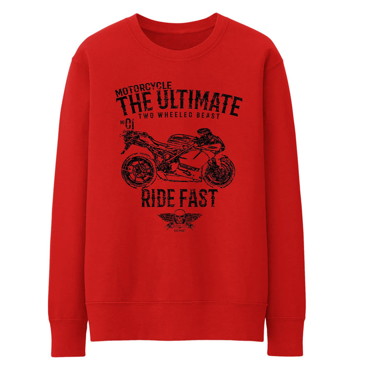 JL Ultimate Illustration For A Ducati 1198R Corse Special Edition Motorbike Fan