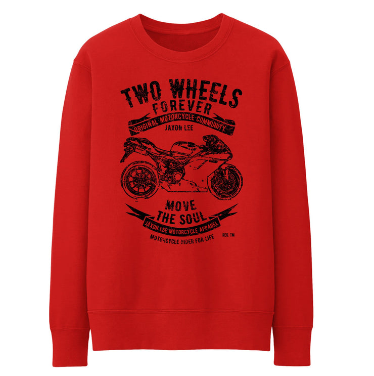 JL Soul Illustration For A Ducati 1198 Motorbike Fan Jumper