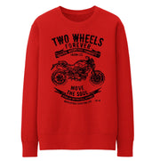 JL Soul Illustration For A Ducati Monster 796 Motorbike Fan Jumper