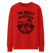 JL Soul Illustration For A Ducati Multistrada 1200 DVT 2015 Motorbike Fan Jumper