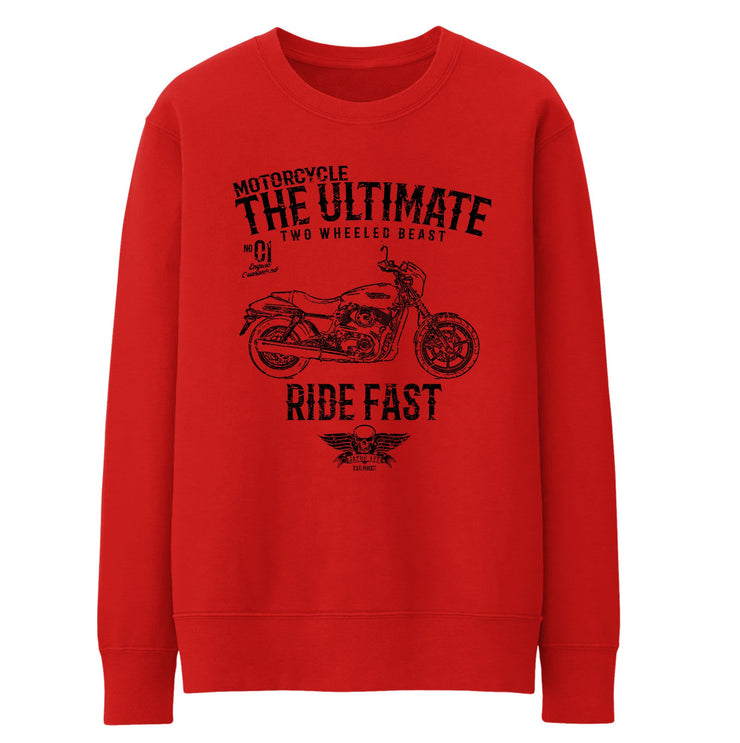 JL Ultimate Art Jumper aimed at fans of Harley Davidson Street 750 Motorbike