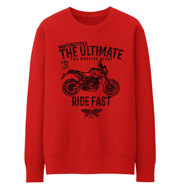 JL Ultimate illustration for a KTM 690 Duke Motorcycle fan Sweat