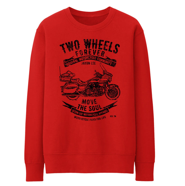 JL Soul Illustration For A Kawasaki Vulcan 1700 Voyager Motorbike Fan Jumper
