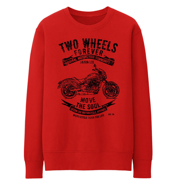 JL Soul Illustration For A Kawasaki Vulcan S Cafe Motorbike Fan Jumper