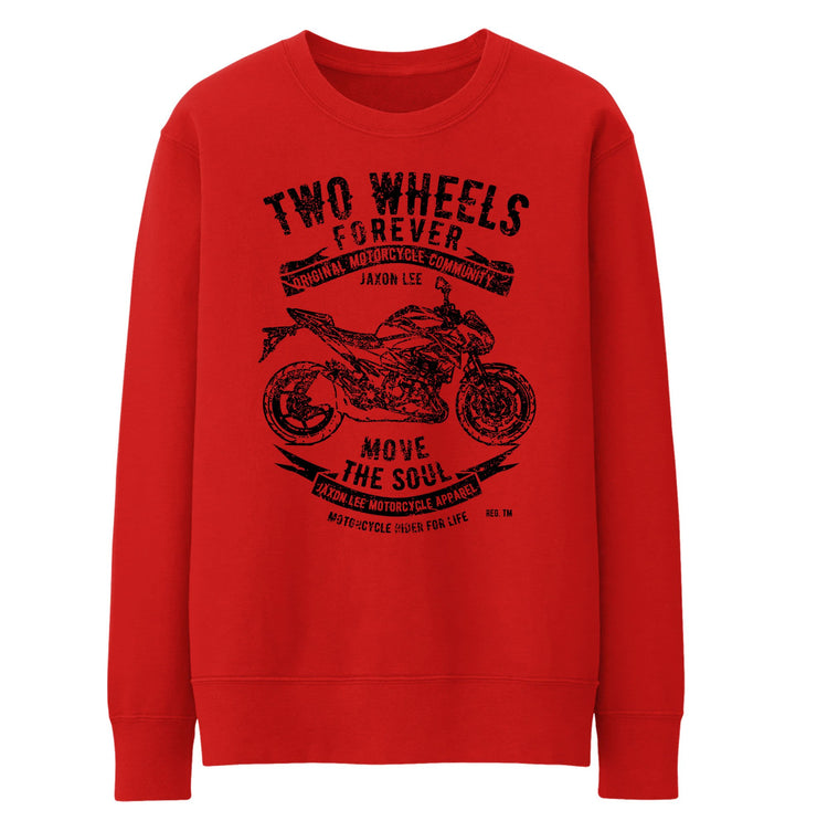 JL Soul Illustration For A Kawasaki Z800 Motorbike Fan Jumper