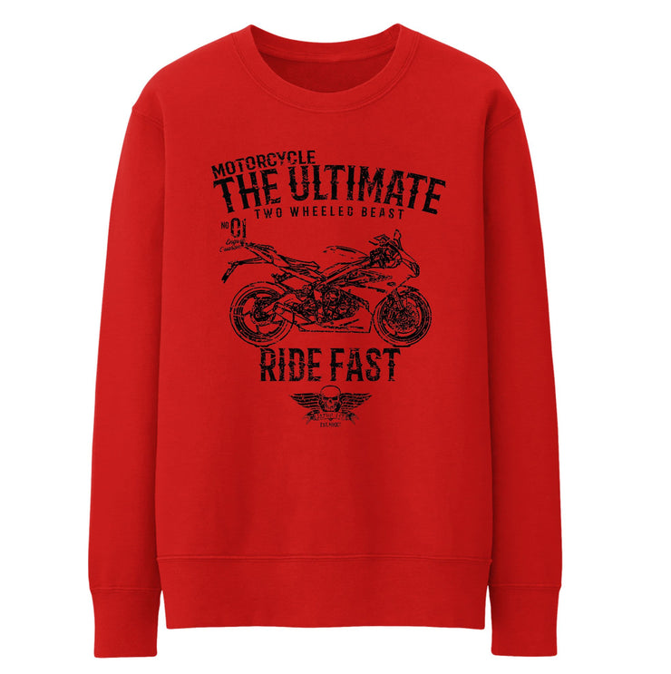 JL Ultimate Art Jumper aimed at fans of Triumph Daytona 675R Motorbike