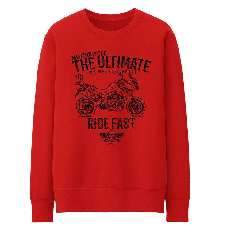 JL Ultimate Illustration For A Triumph Tiger Sport Motorbike Fan Jumper