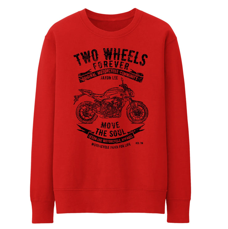 JL Soul Illustration For A Yamaha MT07 Motorbike Fan Jumper