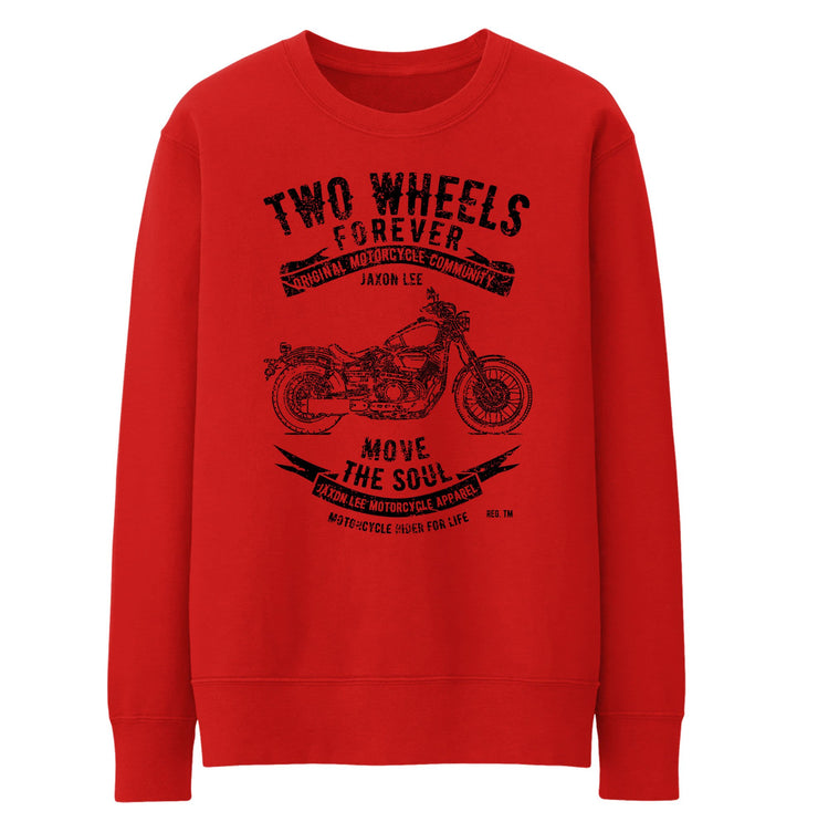 JL Soul Illustration For A Yamaha XV950 Motorbike Fan Jumper