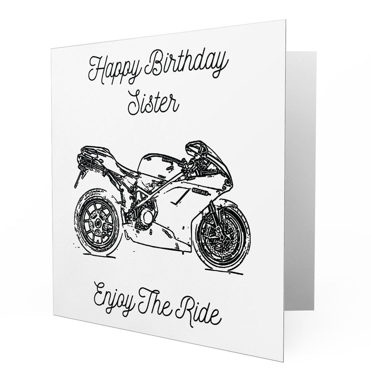 Jaxon Lee - Birthday Card for a Ducati 1098R Motorbike fan