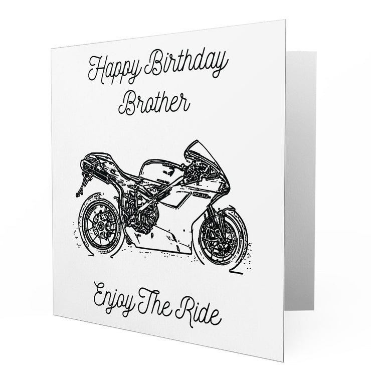 Jaxon Lee - Birthday Card for a Ducati 1098S Motorbike fan
