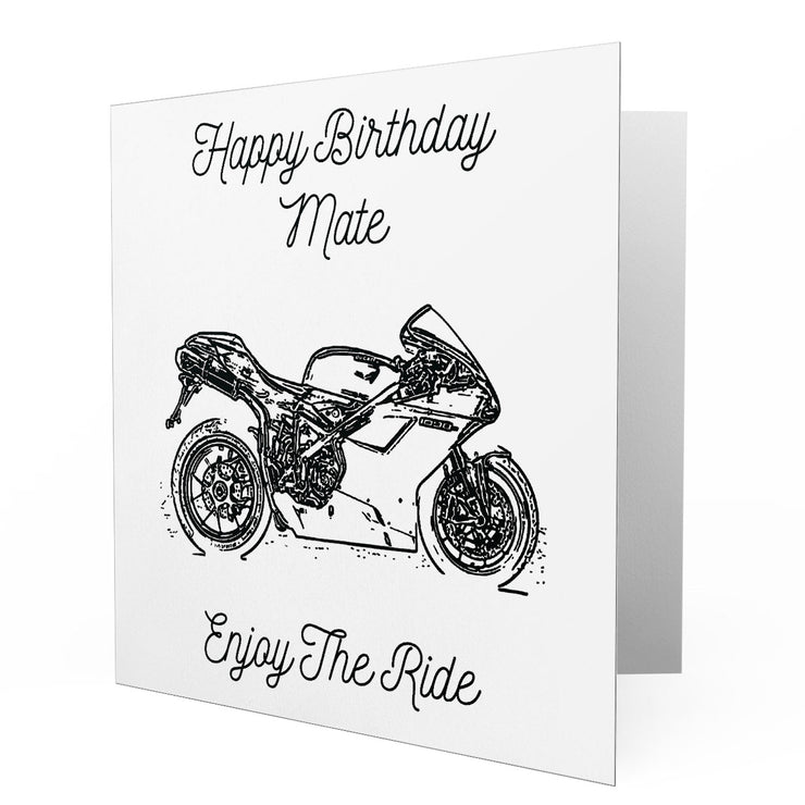 Jaxon Lee - Birthday Card for a Ducati 1098S Motorbike fan