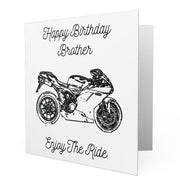 Jaxon Lee - Birthday Card for a Ducati 1198 Motorbike fan