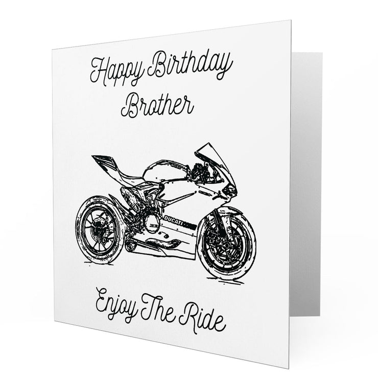 Jaxon Lee - Birthday Card for a Ducati 1198 Panigale R Motorbike fan