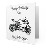 Jaxon Lee - Birthday Card for a Ducati 1198 Panigale R Motorbike fan