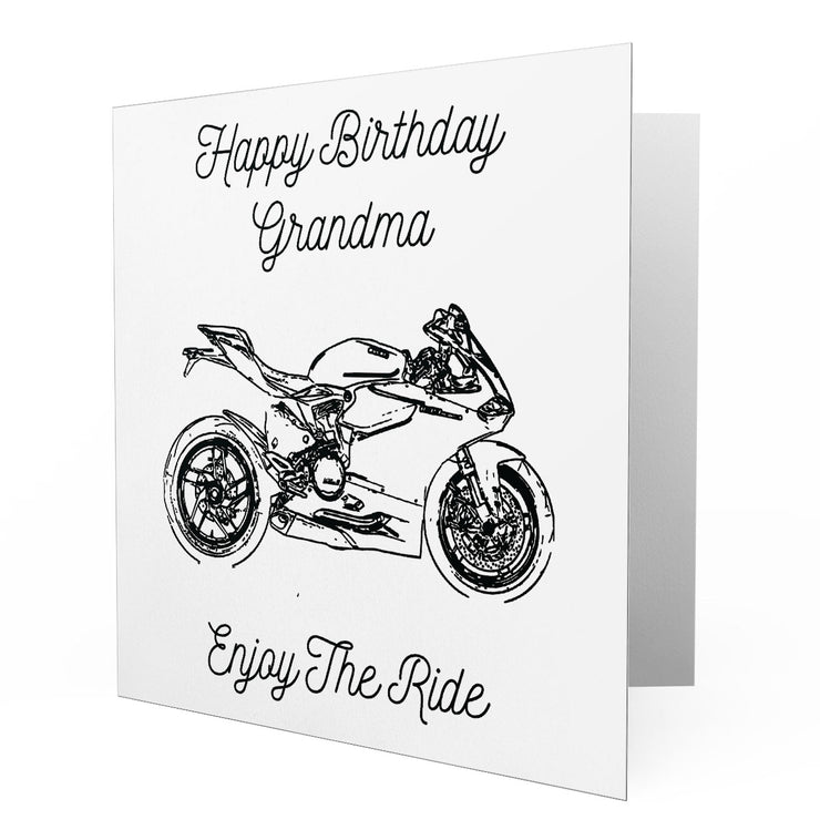 Jaxon Lee - Birthday Card for a Ducati 1199 Panigale Motorbike fan