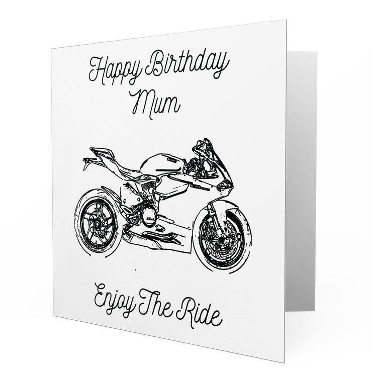 Jaxon Lee - Birthday Card for a Ducati 1199 Panigale Motorbike fan