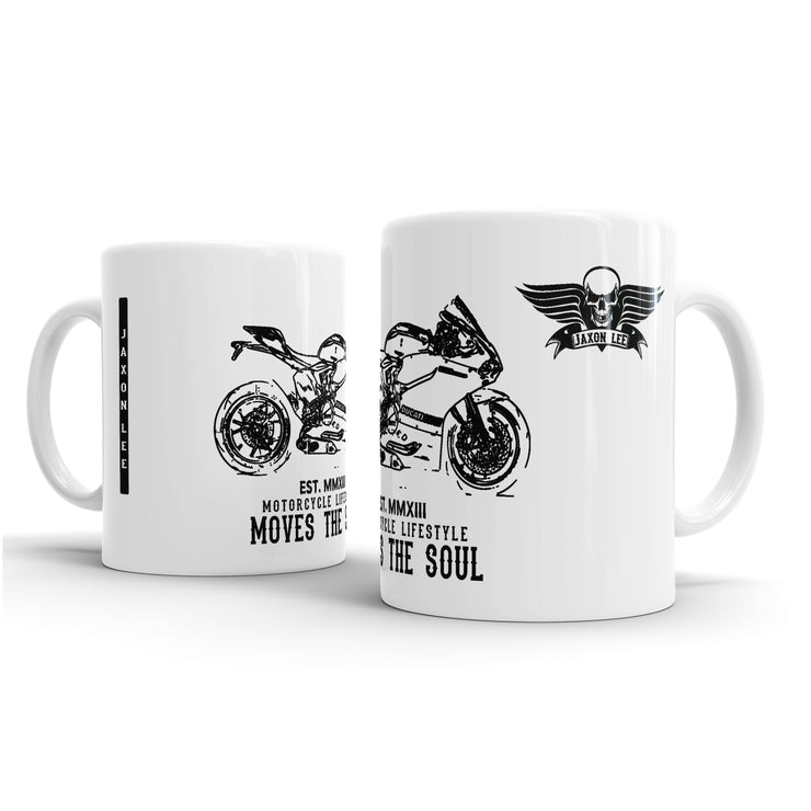 JL Illustration For A Ducati 1199 Panigale R Motorbike Fan – Gift Mug