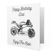 Jaxon Lee - Birthday Card for a Ducati 1199 Panigale S Motorbike fan
