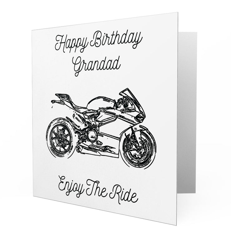 Jaxon Lee - Birthday Card for a Ducati 1199 Superleggera Motorbike fan