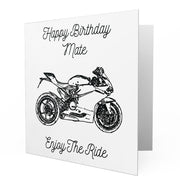 Jaxon Lee - Birthday Card for a Ducati 1299 Panigale Motorbike fan