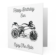 Jaxon Lee - Birthday Card for a Ducati 1299 Panigale S Motorbike fan