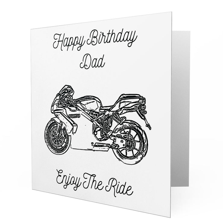 Jaxon Lee - Birthday Card for a Ducati 749 Motorbike fan