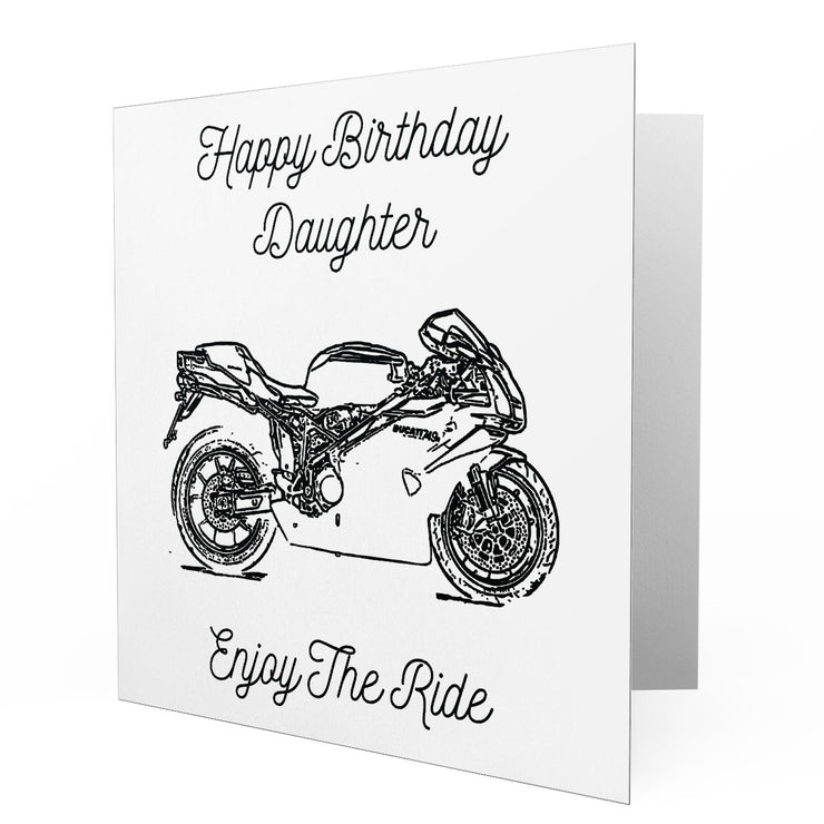 Jaxon Lee - Birthday Card for a Ducati 749R Motorbike fan