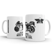 JL Illustration For A Ducati 749 Motorbike Fan – Gift Mug