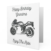 Jaxon Lee - Birthday Card for a Ducati 749s Motorbike fan