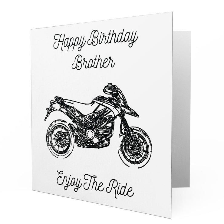 Jaxon Lee - Birthday Card for a Ducati Hypermotard1100 EVO SP Corse Edition Motorbike fan