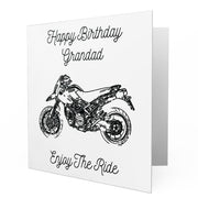 Jaxon Lee - Birthday Card for a Ducati Hypermotard 1100EVO Motorbike fan