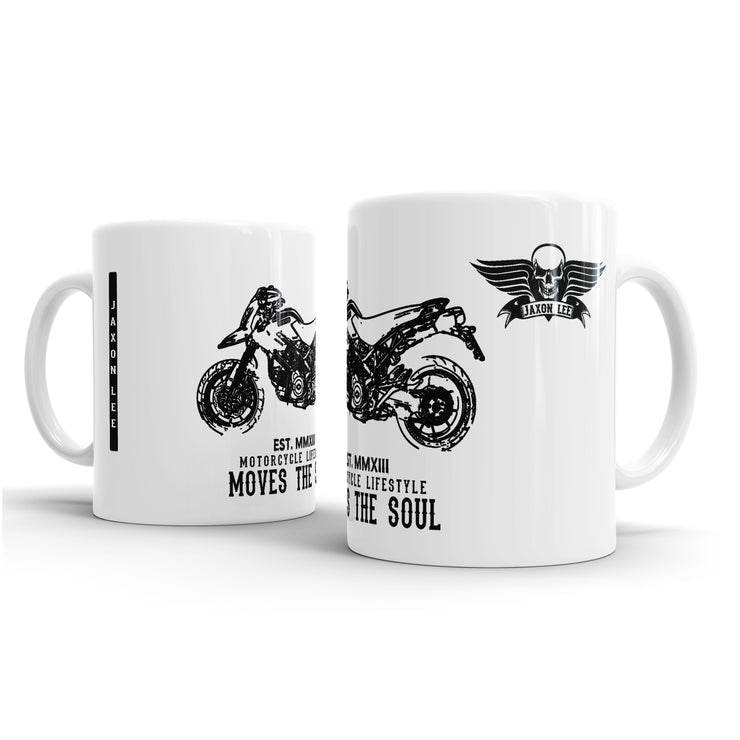 JL Illustration For A Ducati Hypermotard 1100EVO Motorbike Fan – Gift Mug