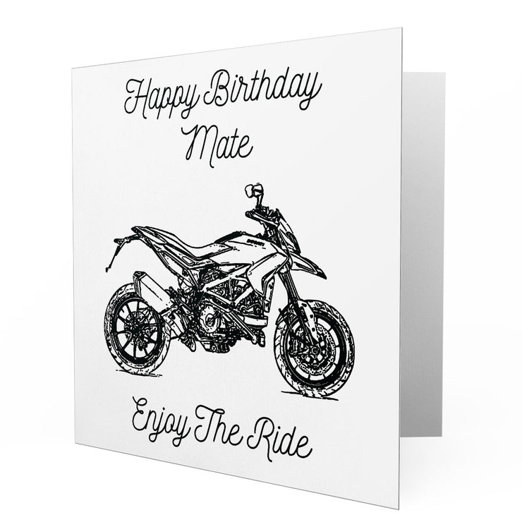 Jaxon Lee - Birthday Card for a Ducati Hypermotard 939 Motorbike fan