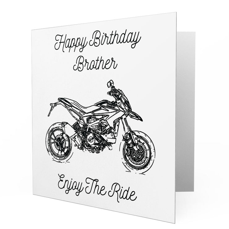 Jaxon Lee - Birthday Card for a Ducati Hypermotard SP 2013 Motorbike fan