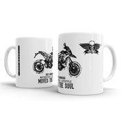 JL Illustration For A Ducati Hypermotard SP 2013 Motorbike Fan – Gift Mug