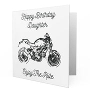 Jaxon Lee - Birthday Card for a Ducati Monster 1100 EVO Motorbike fan