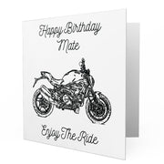 Jaxon Lee - Birthday Card for a Ducati Monster 1200 Motorbike fan