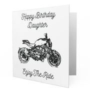 Jaxon Lee - Birthday Card for a Ducati Monster 1200S Motorbike fan