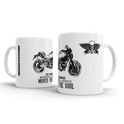 JL Illustration For A Ducati Monster 696 Motorbike Fan – Gift Mug