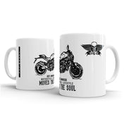 JL Illustration For A Ducati Monster 821 Motorbike Fan – Gift Mug