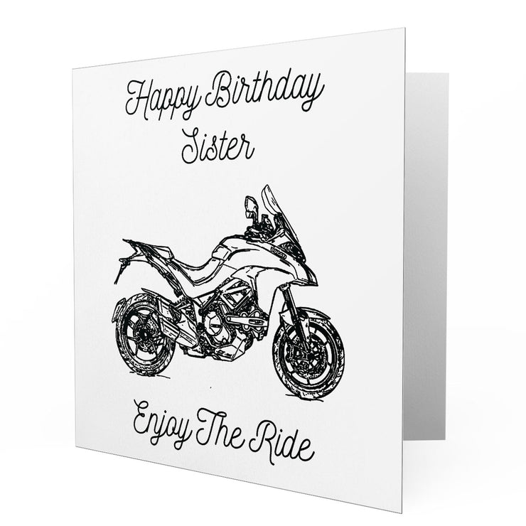 Jaxon Lee - Birthday Card for a Ducati Multistrada 1200 Motorbike fan