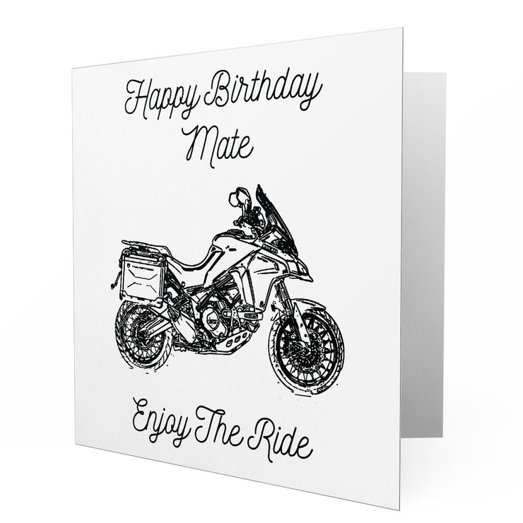 Jaxon Lee - Birthday Card for a Ducati Multistrada 1200 Enduro Motorbike fan