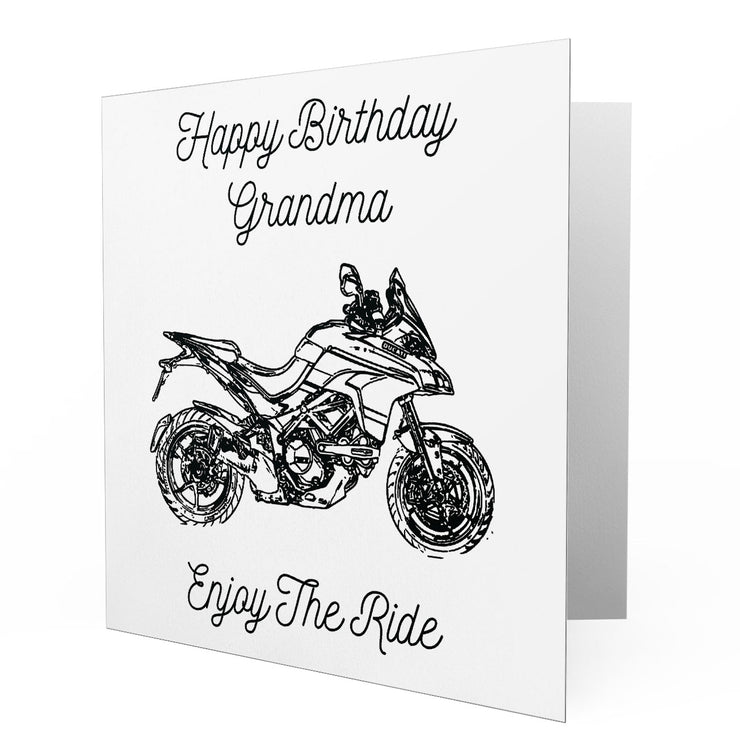 Jaxon Lee - Birthday Card for a Ducati Multistrada 1200 Pikes Peak Motorbike fan