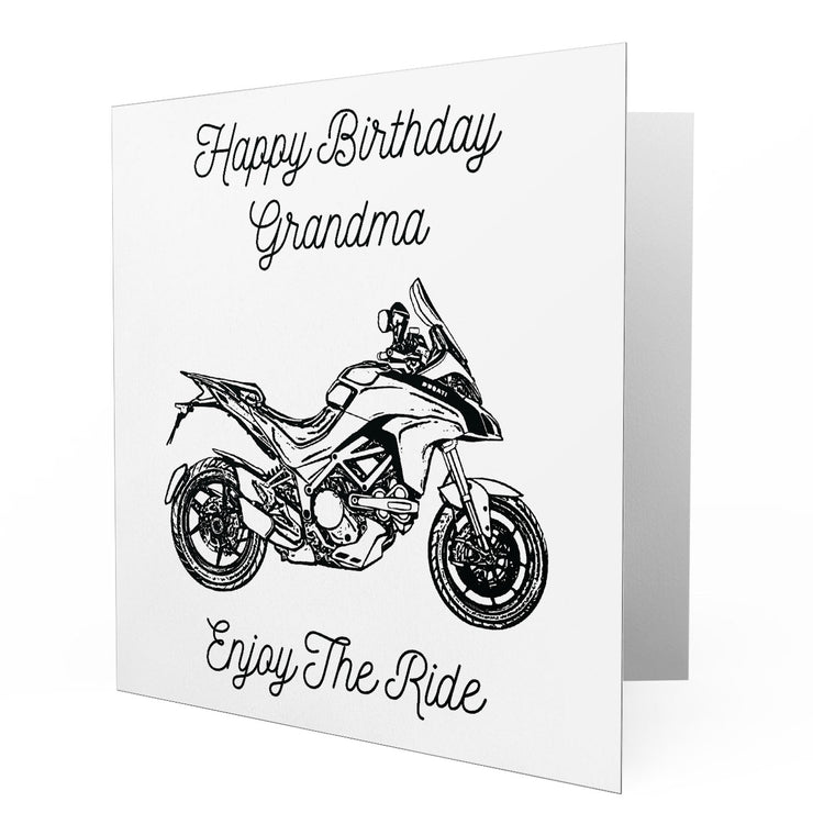 Jaxon Lee - Birthday Card for a Ducati Multistrada 1200s 2015 Motorbike fan