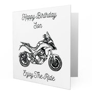 Jaxon Lee - Birthday Card for a Ducati Multistrada 1200s 2015 Motorbike fan