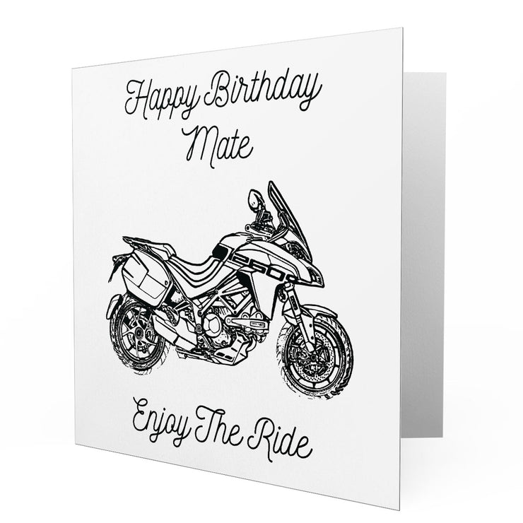 Jaxon Lee - Birthday Card for a Ducati Multistrada 1260s Grand Tour 2020 Motorbike fan