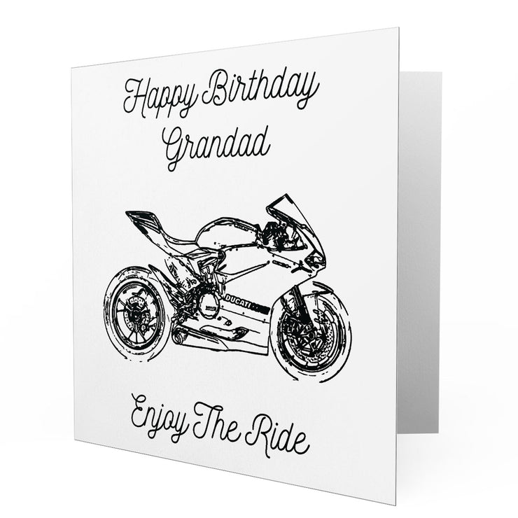 Copy of Jaxon Lee - Birthday Card for a Ducati Panigale R Motorbike fan