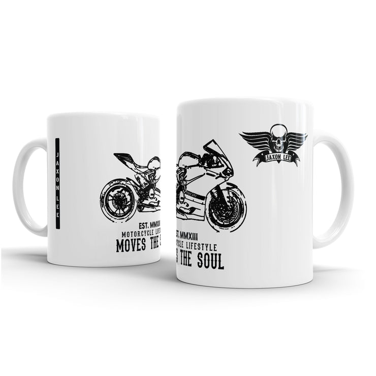 JL Illustration For A Ducati Panigale R Motorbike Fan – Gift Mug